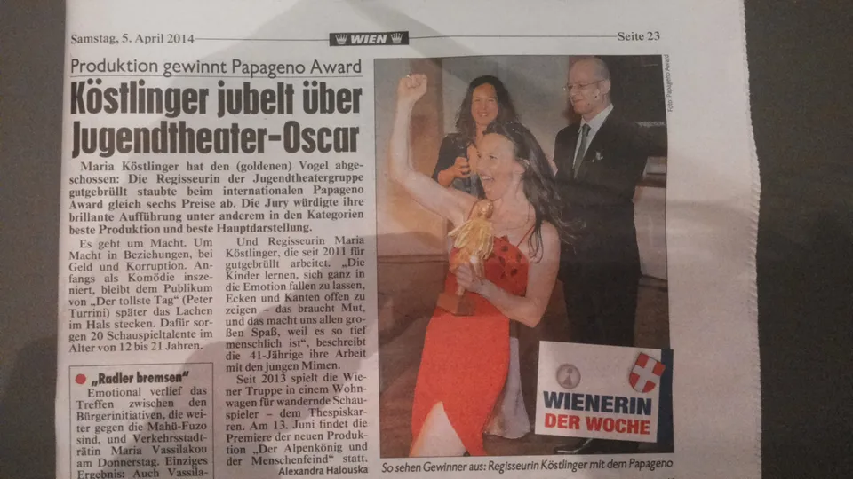 Press clipping about gutgebrüllt