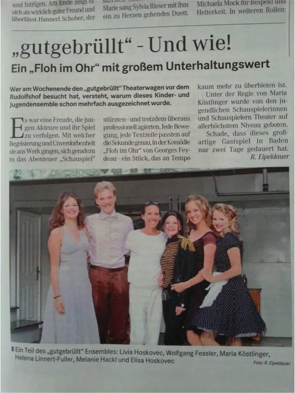 Press clipping about gutgebrüllt