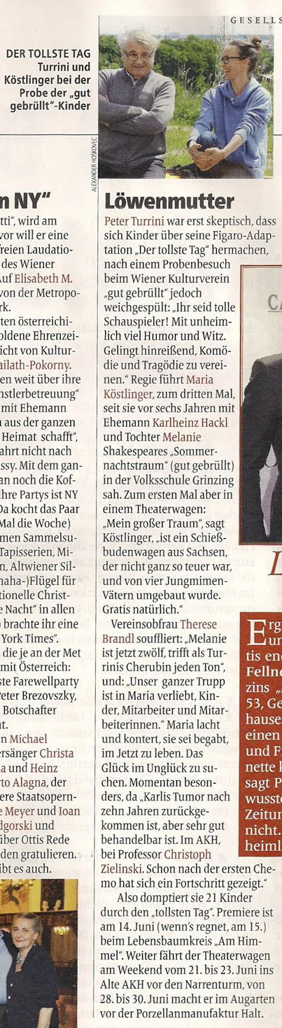 Press clipping about gutgebrüllt