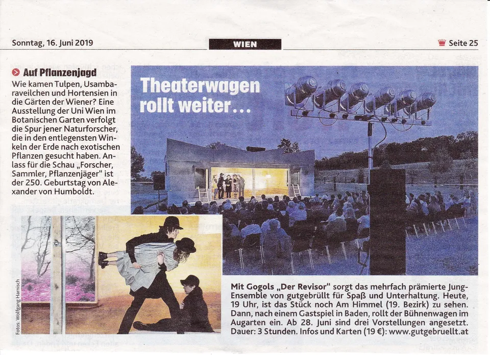 Press clipping about gutgebrüllt