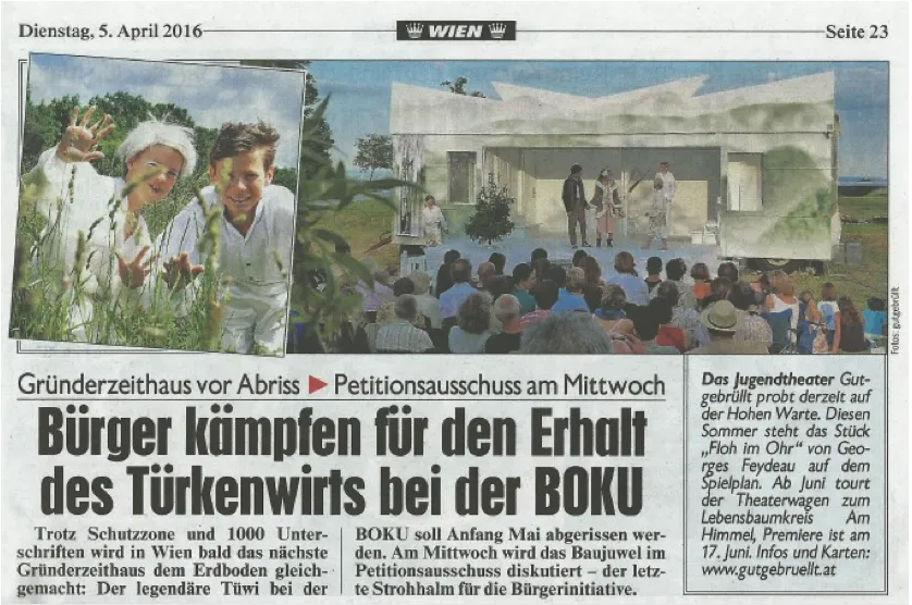 Press clipping about gutgebrüllt