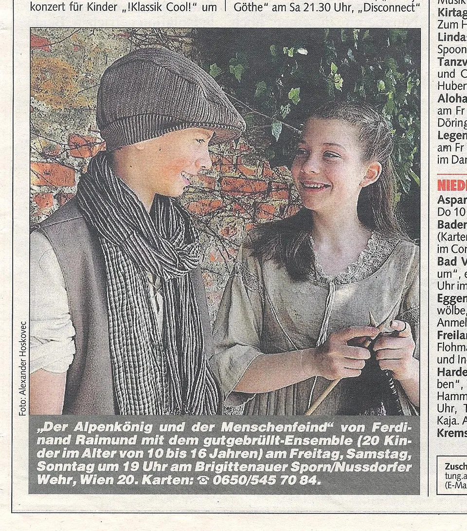 Press clipping about gutgebrüllt
