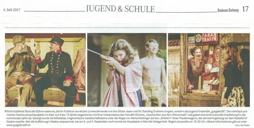 Press clipping about gutgebrüllt
