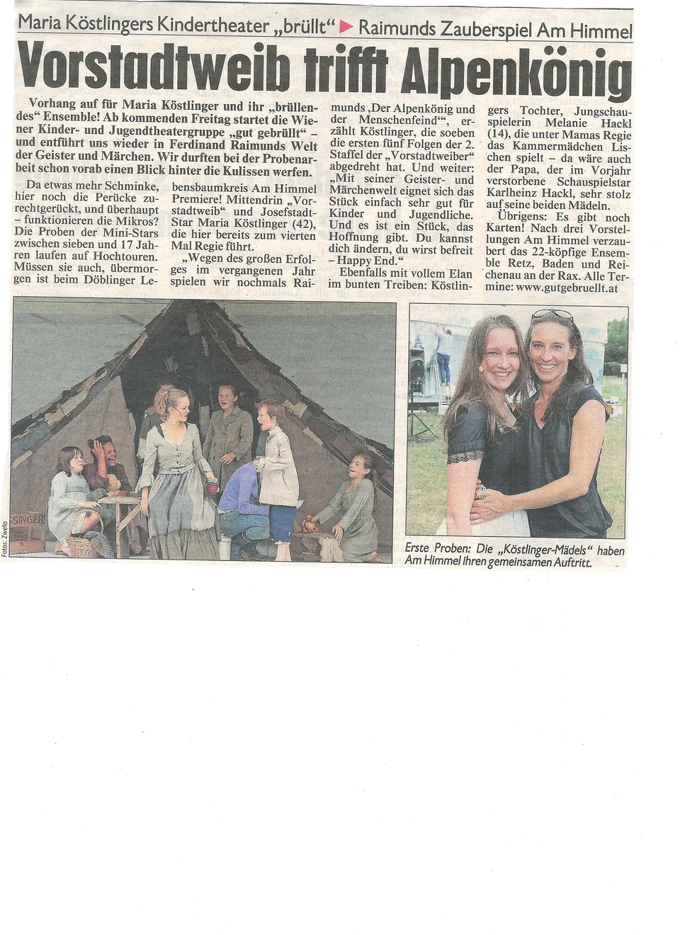 Press clipping about gutgebrüllt