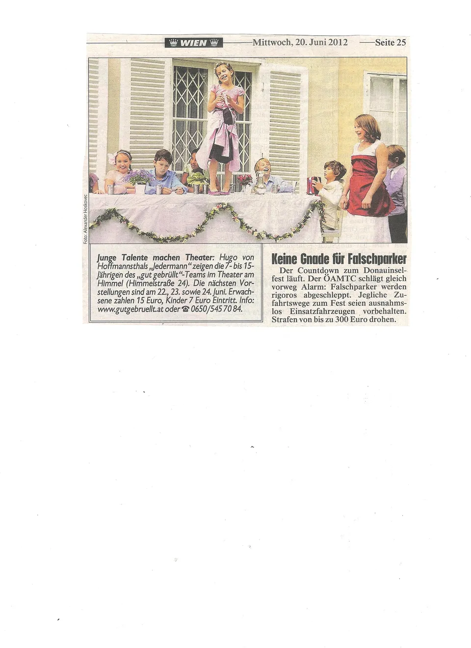 Press clipping about gutgebrüllt