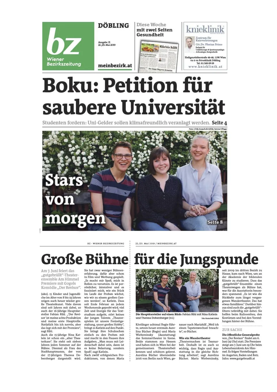 Press clipping about gutgebrüllt