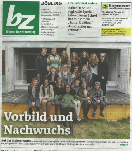 Press clipping about gutgebrüllt