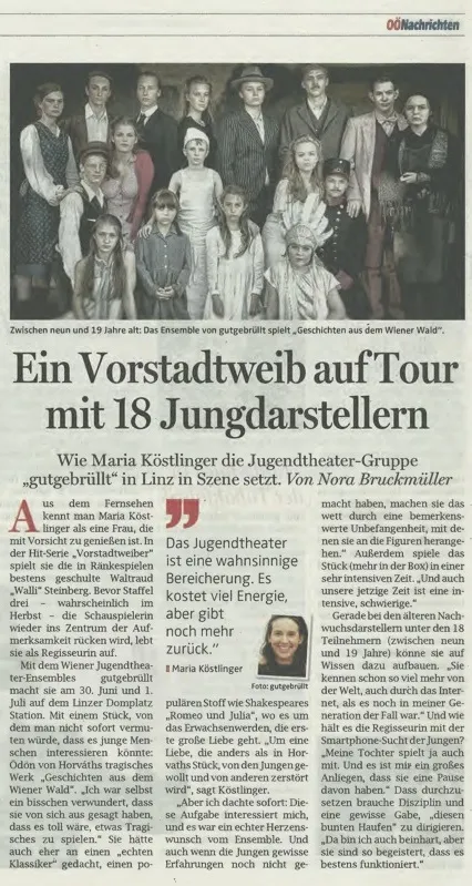 Press clipping about gutgebrüllt